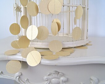 Gold Garland,  20 Colors to Choose, Double-Sided, Bridal Shower, Baby Shower, Gold Party Decorations, Gold Birthday Decoration