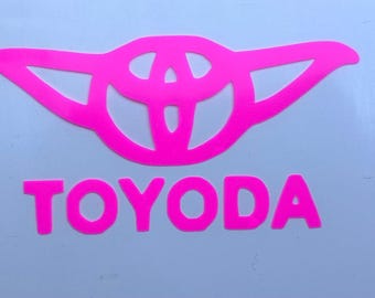 Toyoda - Car Vinyl Decal |Minimalist Automotive Sticker | JDM Style Vinyl | Window, Bumper, Laptop Decal