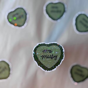 Mrs. Malfoy Sticker | Draco Malfoy Inspired Holographic Laminated Sticker | Wizard Romance Bookish Sticker | Harry Potter Fan Art
