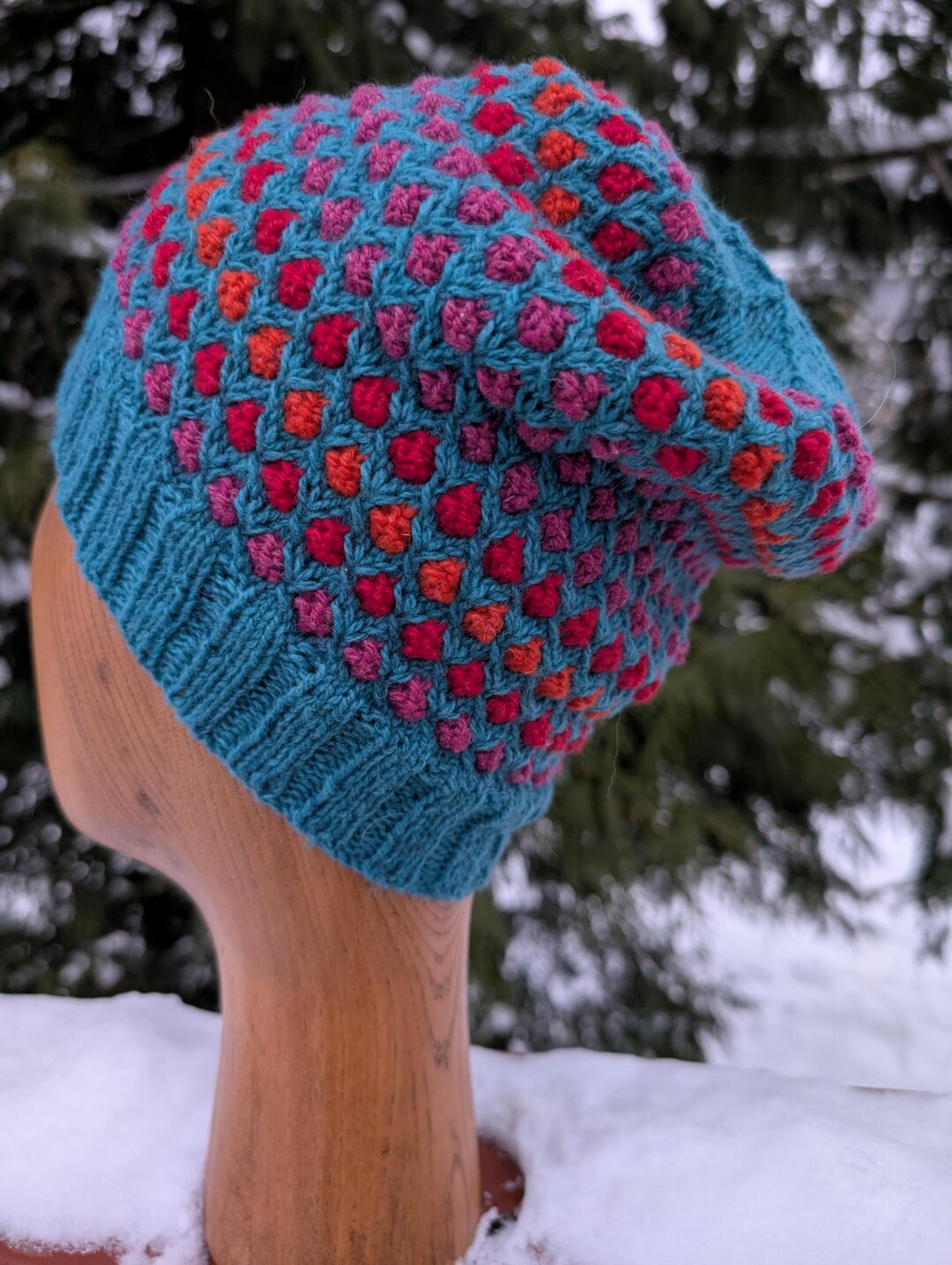 Jelly Bean Toque Knitting Pattern PDF - Intermediate Teen to Adult ...