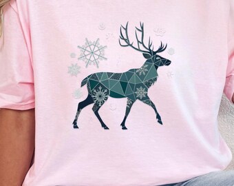 Nordic Reindeer Shirt • Scandinavian Christmas Tee
