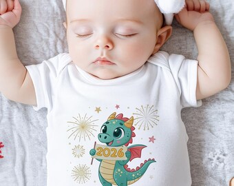 2026 Dragon New Year T-Shirt • Lunar Celebration Art