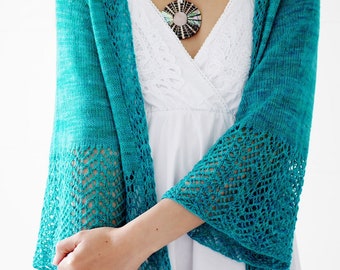 Knitting Pattern Minimi's Shawl or Cardigan kimono style cardigan pattern