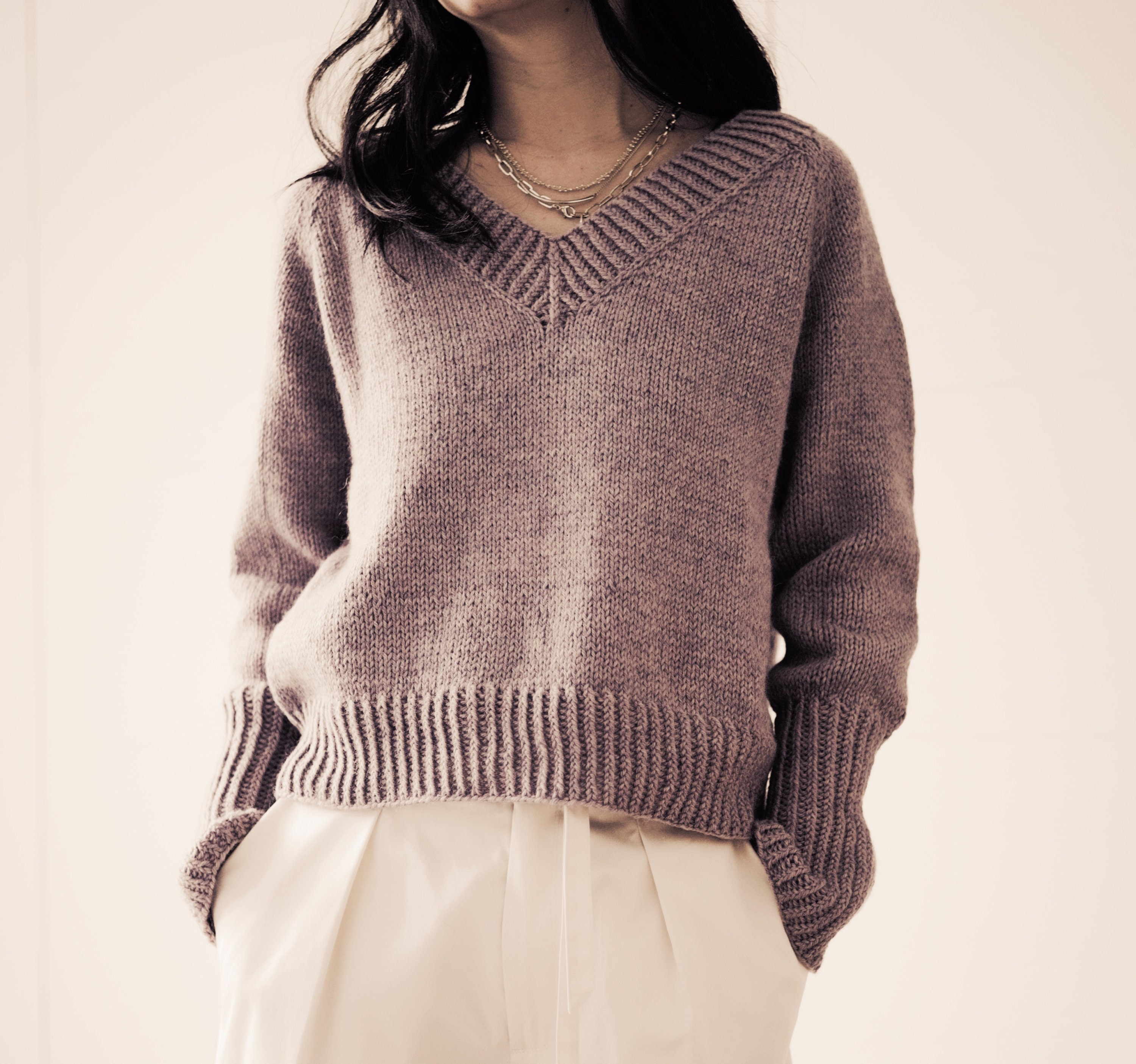 Eva Batwing Sweater in Taupe Eva Batwing Sweater in Taupe