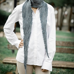 Beginner scarf Knitting Pattern: Diverting Scarf first knitting project image 5