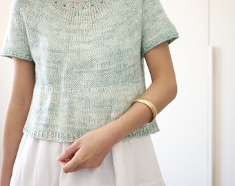 トップス SimplyComplicated DISTRESSED COTTON KNIT Distressed Knit Top | Looking Friday