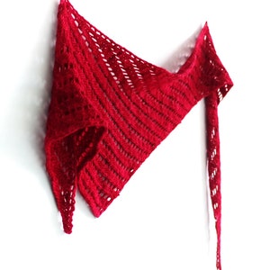 knitting pattern pdf: Kust beginner lace shawl pattern