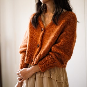 Chunky cardigan KNITTING PATTERN PDF: Instant Gratification Cardigan oversized cardigan