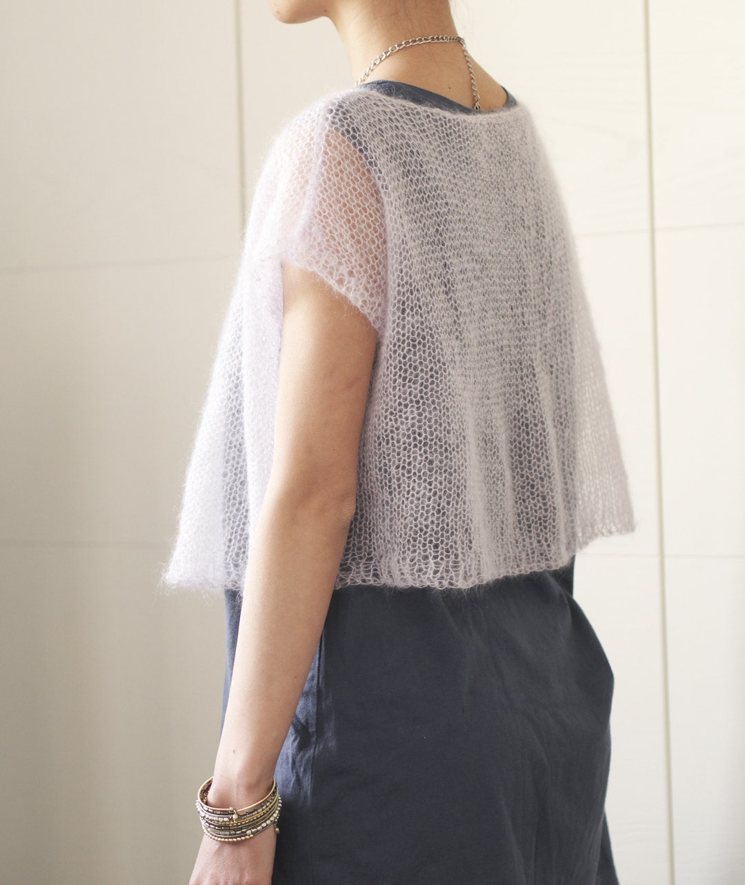 【SCENERITY】Reuse Summer See-through Knit Ravelry: Summer Mesh Sweater pattern by Susan Frick