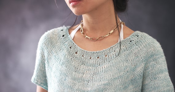Summer Top KNITTING PATTERN : Luminous Summer Knits Beginner