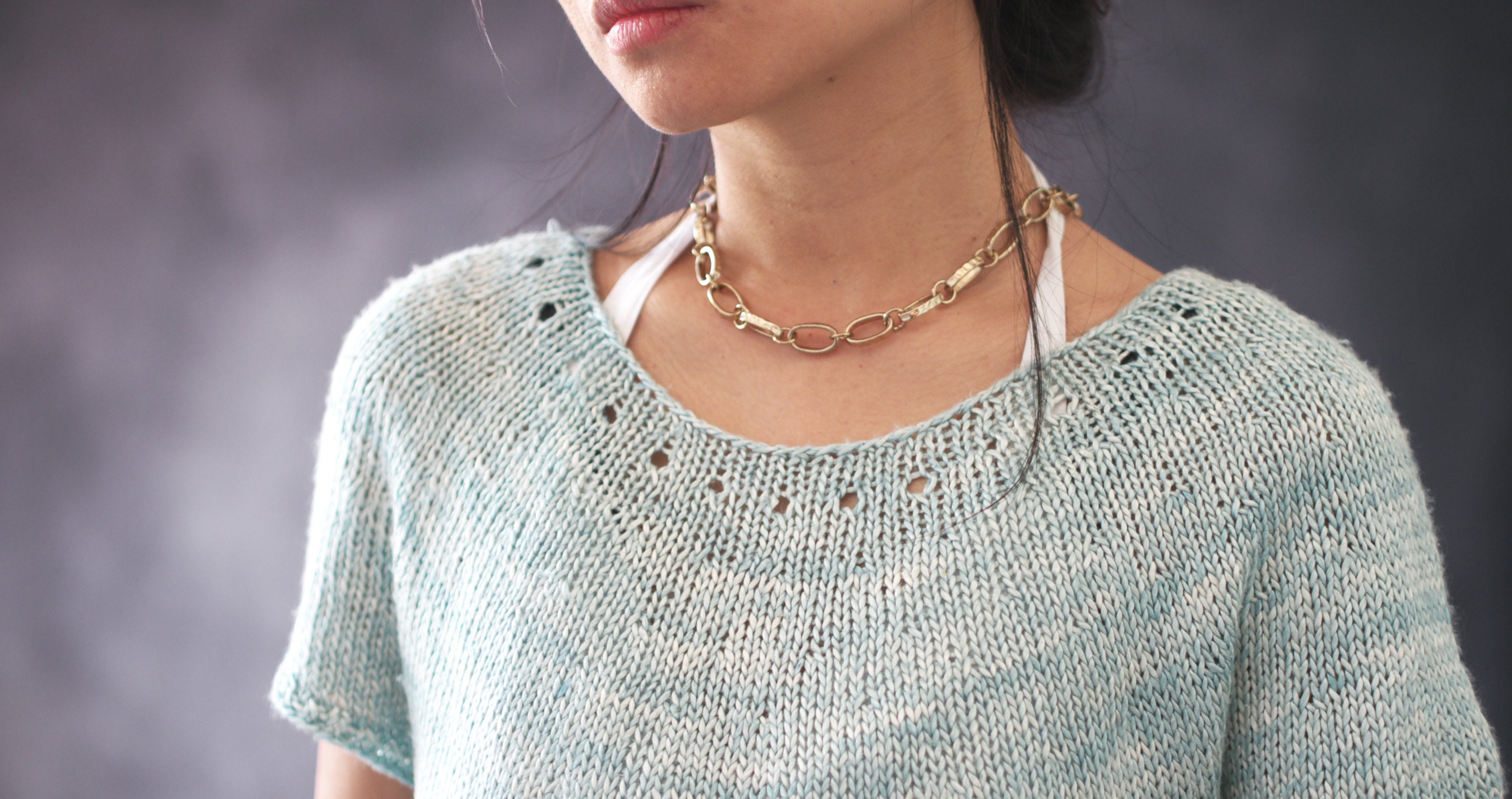 Summer Top KNITTING PATTERN : Luminous Summer Knits Beginner