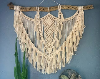 Fringe & Jute Macrame Wall Hanging