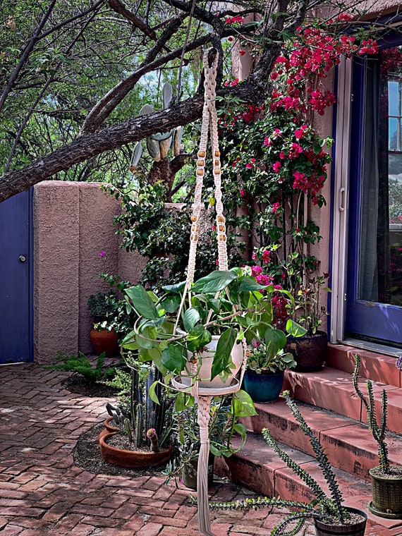 Large Macrame Plant Hanger - Etsy