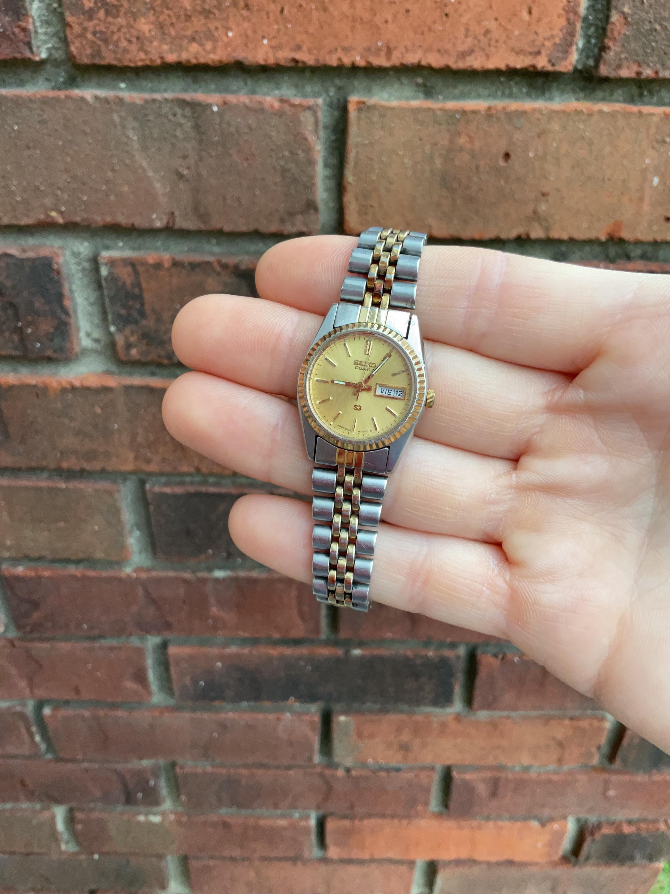 SEIKO　セイコー　ゴールド　クォーツ　レディース　腕時計　アナログ SEIKO セイコー クオーツ レディース 腕時計 ゴールド