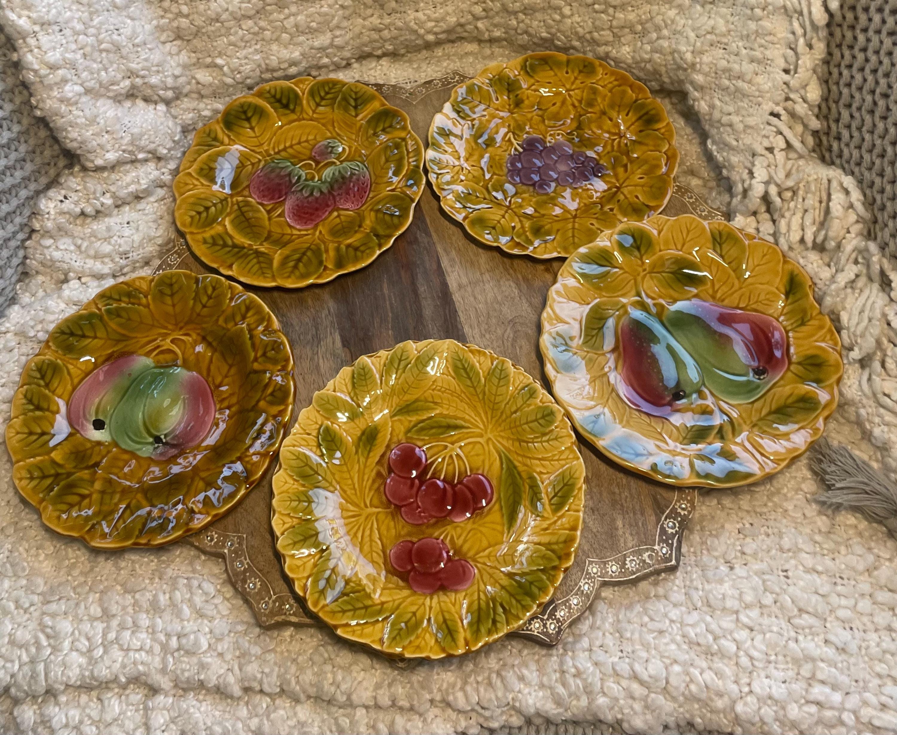 Sarreguemines Pottery Plates - Etsy