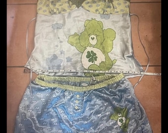 Vintage Care Bears Pjs - Camisole Plus Shorts L