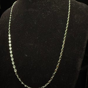 Collana a catena Valentino in argento sterling 925 massiccio italiano, lunga 45 cm (18”) e larga 2,5 mm. immagine 5