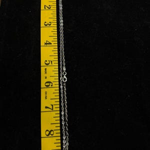 Collana a catena Valentino in argento sterling 925 massiccio italiano, lunga 45 cm (18”) e larga 2,5 mm. immagine 4