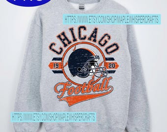 Chicago Football png, Piłka nożna PNG, Piłka nożna PNG na koszulkę, Chicago png, Piłka nożna meczowa, Piłka nożna retro, Piłka nożna vintage PNG