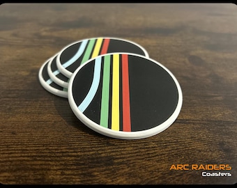 Arc Raiders drink coasters - set of 4