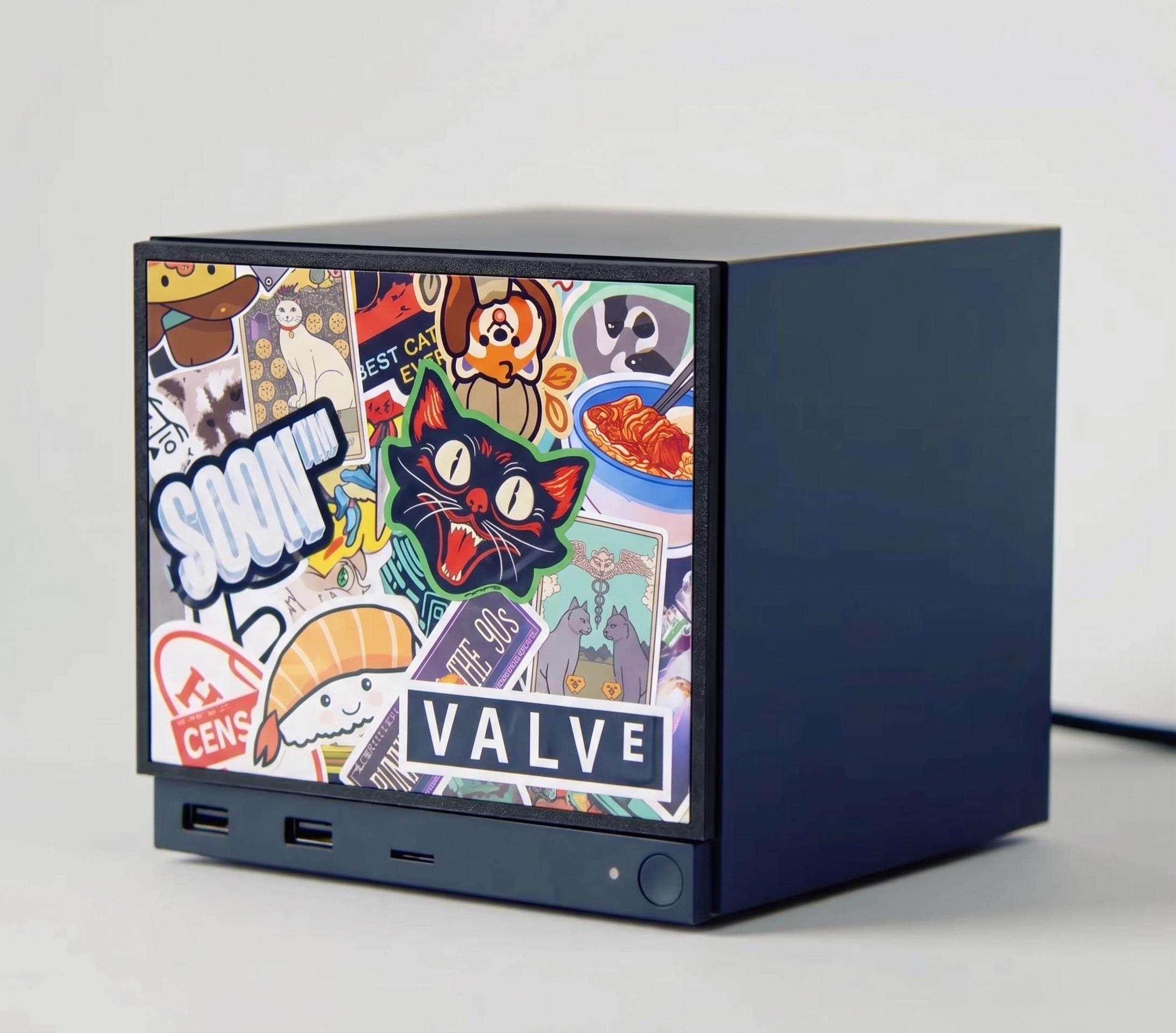 Steam Machine Faceplate - Sticker or Real Wood | Real Hardwood