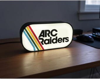 ARC Raiders LED Light Box – Gamer Room Decor, RGB Sign