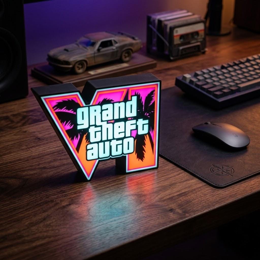 Grand Theft Auto Light Box - Etsy