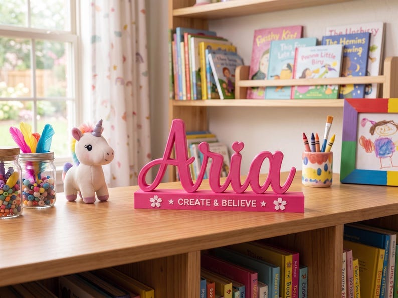 CUSTOM - Personalized custom 3D Printed Name Signs