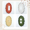 Wavy Oval 3d Light Switch Outlet Cover: Mid Century Modern Minimalist Home Accent fit Toggle Rocker Duplex Outlet product logo