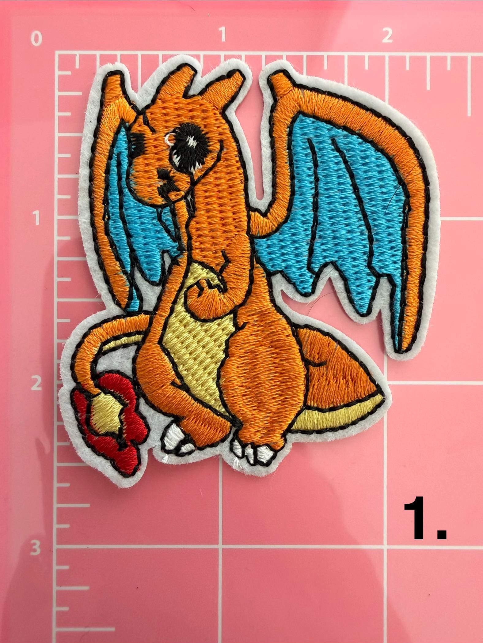 Pokemon Iron on Patch | CHARIZARD Patch Embroidered | DIY Shirt Jacket ...
