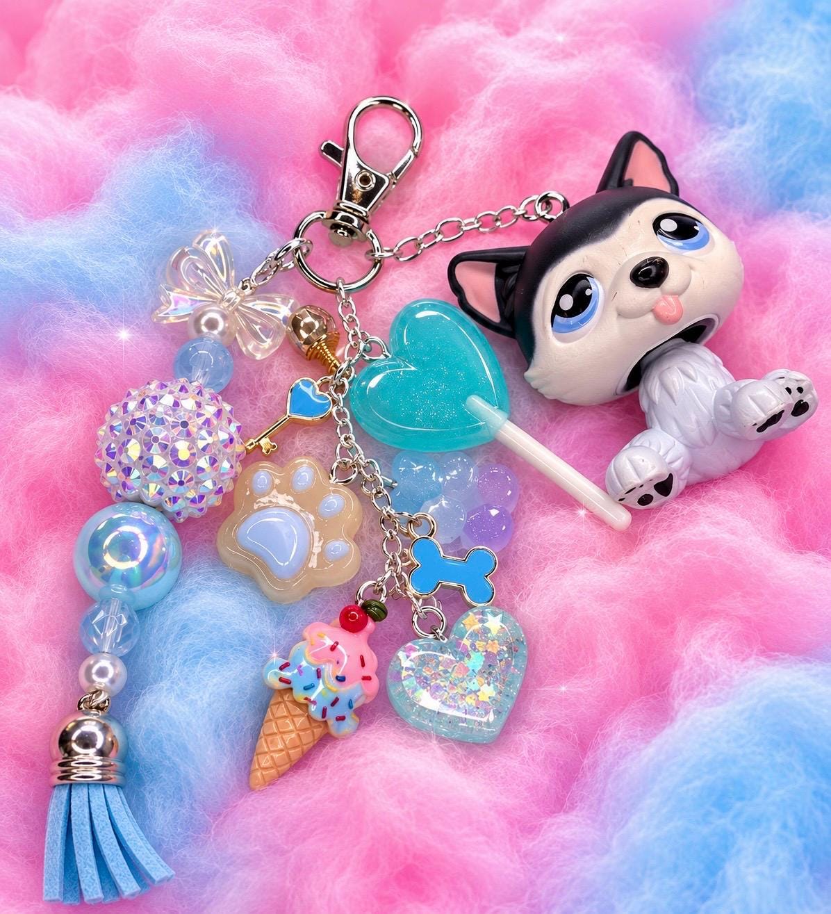 Littlest Petshop LPS Trinket Keychain Bag Charms (multiple Animals in ...