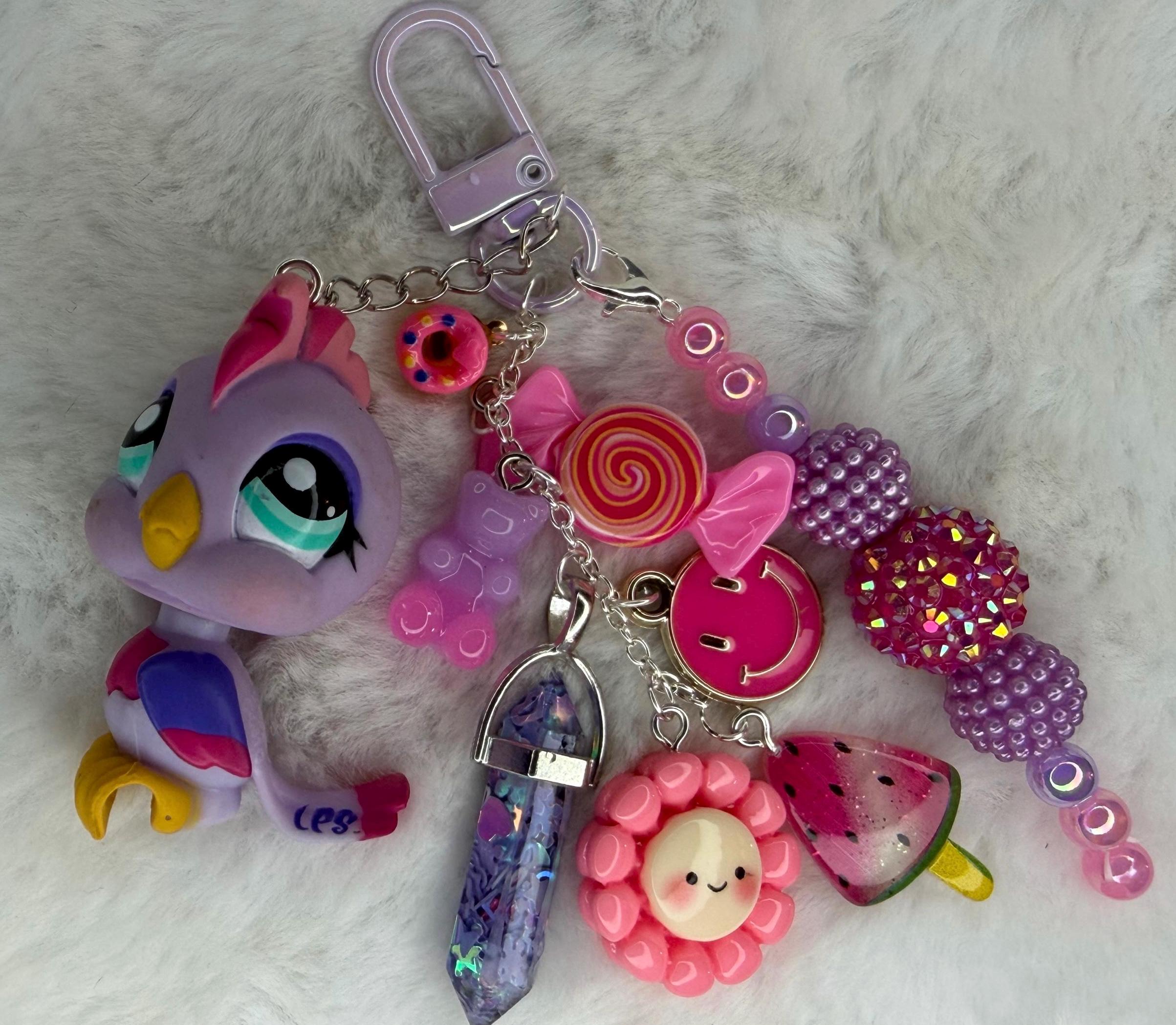 Littlest Petshop LPS Trinket Keychain Bag Charms (multiple Animals in ...