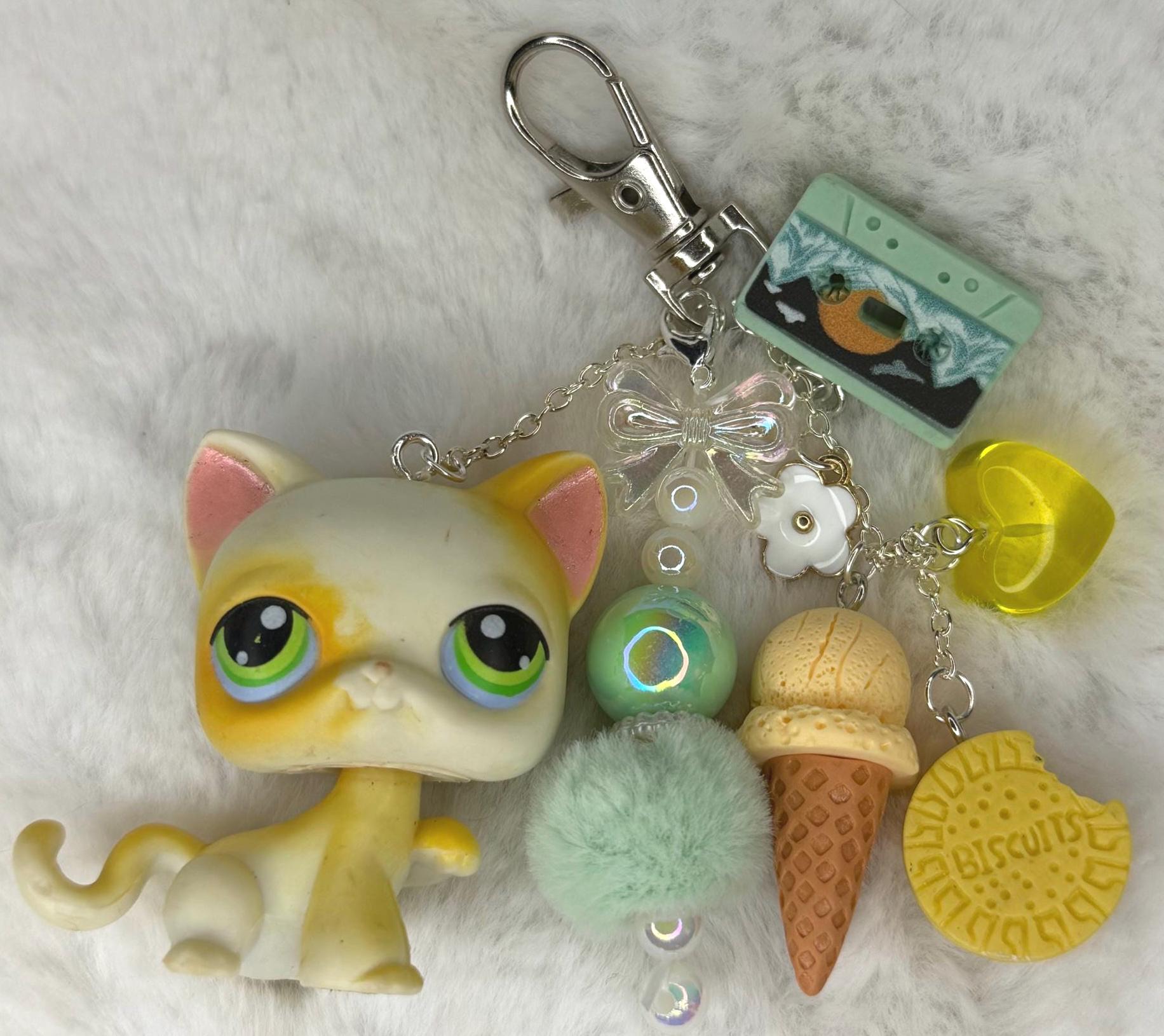 Littlest Petshop LPS Trinket Keychain Bag Charms (multiple Animals in ...