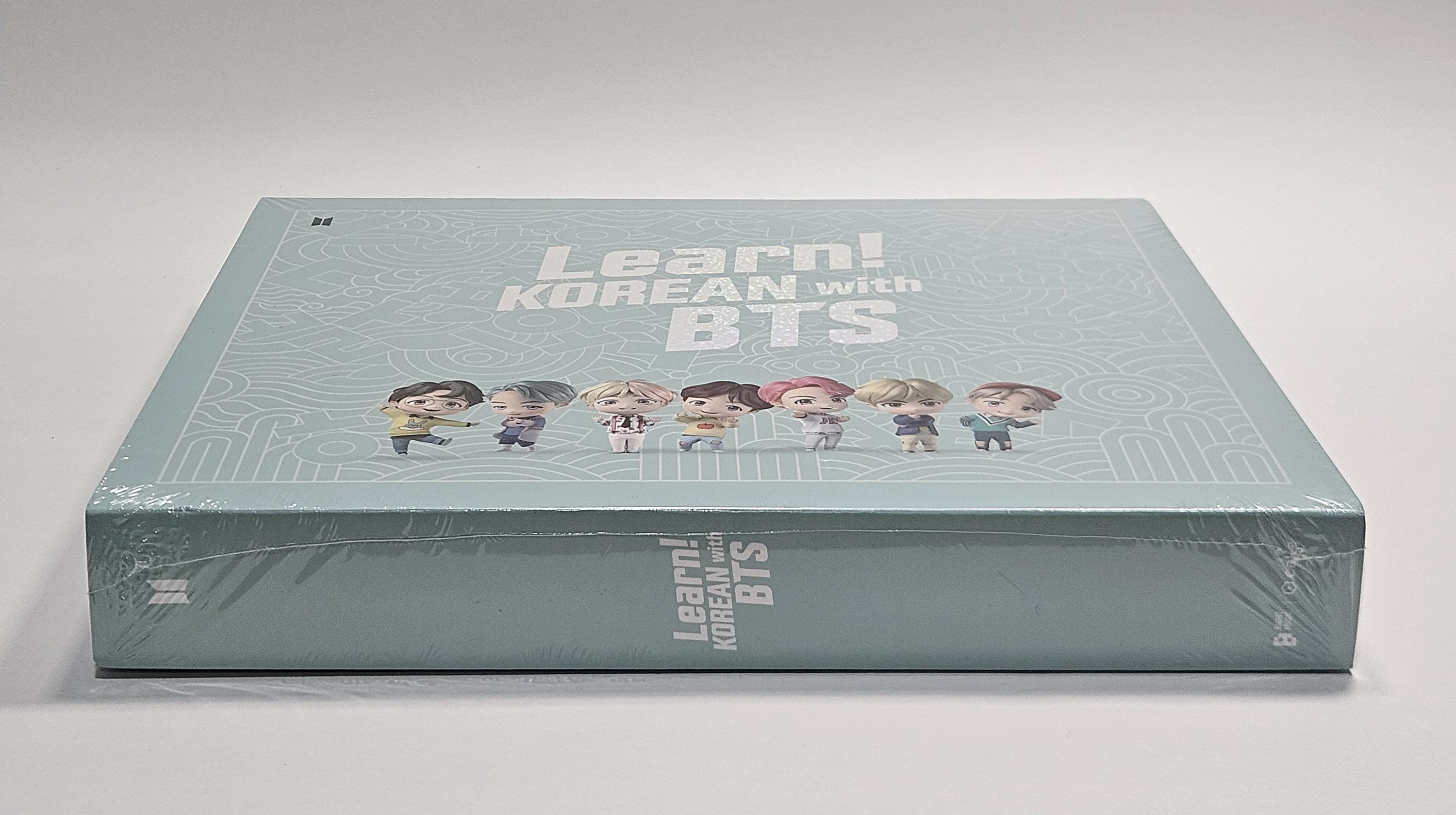Learn Korean With BTS Full Set – Books 1-4, Moti Pen, Stickers