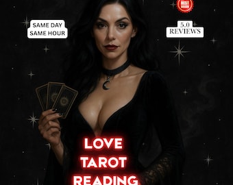 Lecture de tarots amoureux, analyse des relations et des âmes sœurs (PDF de la même heure)