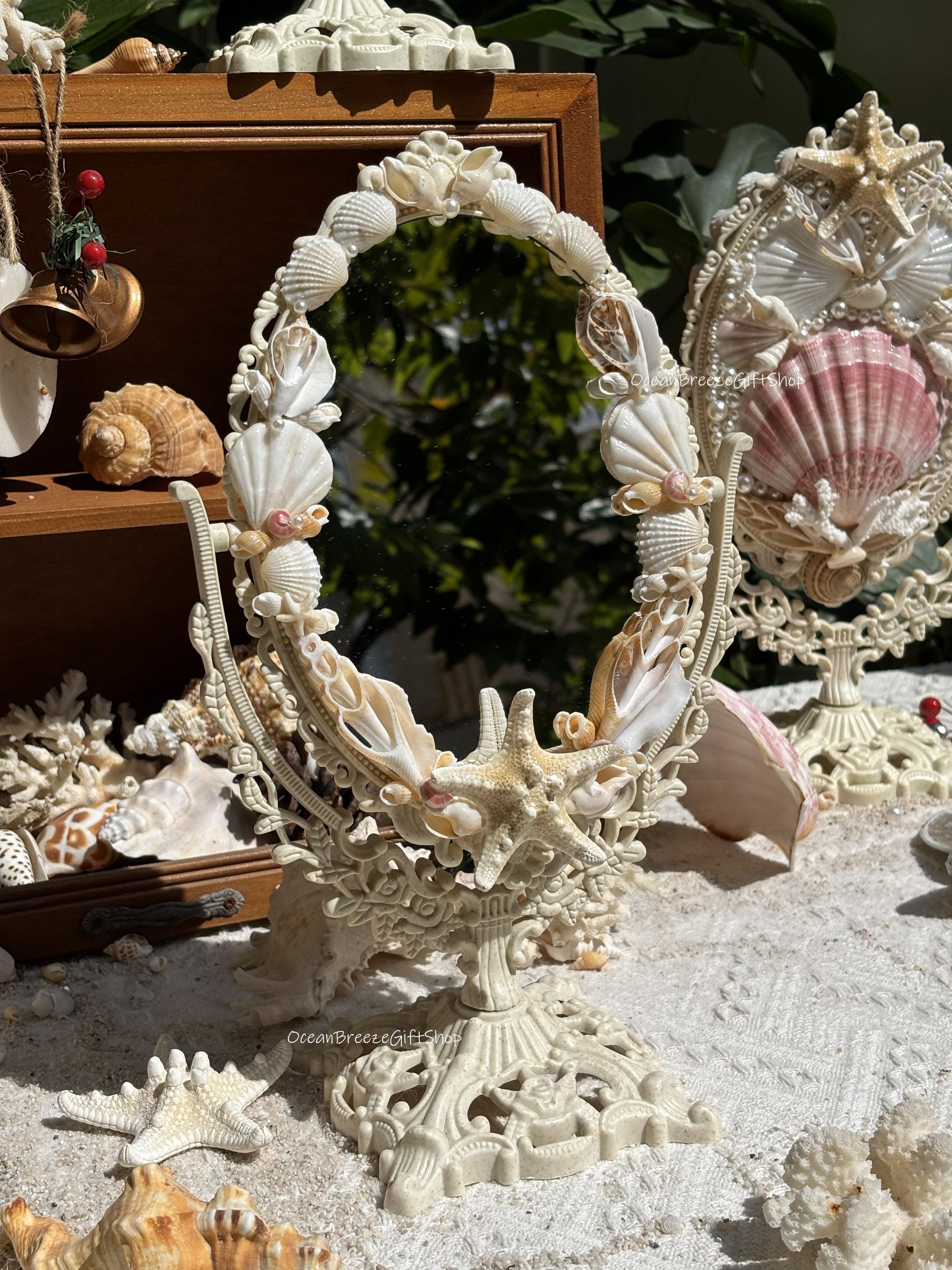 Mermaid Shell Mirror - Etsy