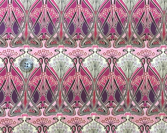 Liberty Tana Lawn fabric 'Ianthe' - 16" wide x 19" (42cm x 48cm) - purple, pink, lilac