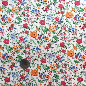Vintage Liberty Tana Lawn Stoff &#39;Pot Pourri&#39; - 87cm Breite x 20cm Schritte