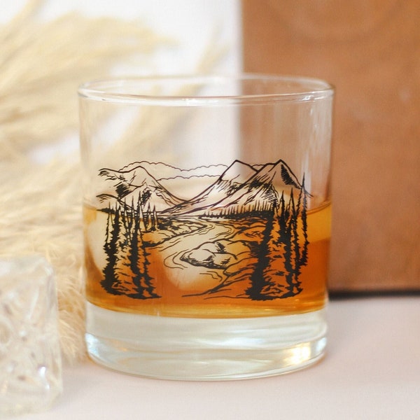 Verre MOUNTAIN Rocks - Verre Forest Rocks - Whisky - Gobelet