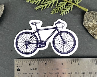 Mountain Bike Sticker for Water Bottle - Decal - Vinyl - BMX - Laptop - Bike Gift - Mountain Bike Gift -  Bicycle Decal