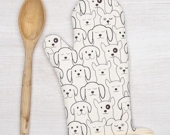 SALE! Irregular Dogs Oven Mitt