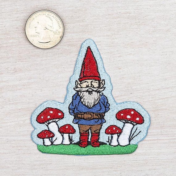Gnome Iron on Patch Etsy