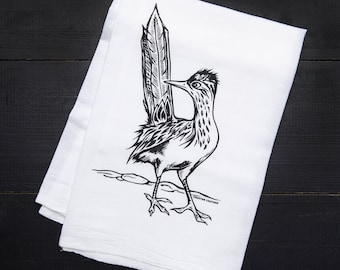 Roadrunner Flour Sack Tea Towel