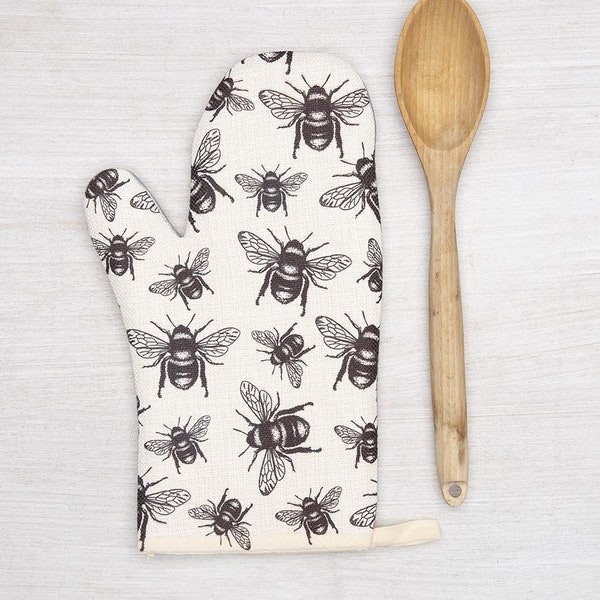 Bee Oven Mitt - Bee Kitchen - Bee Housewarming Gift