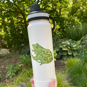 Frosch-Aufkleber: Lebendige Matte Vinyl - Wetterfest und langlebig