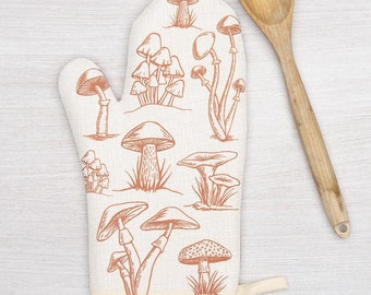 Mushrooms Oven Mitt