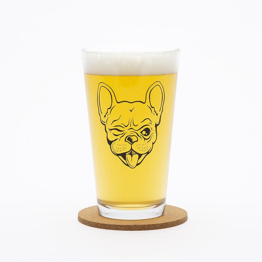Verre à Bière Français Bulldog