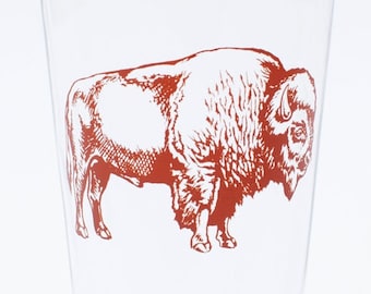 SALDI! Bicchiere da pinta Bison leggermente irregolare