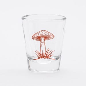 VERKAUF! Leicht Unregelmäßiges Pilz-Schnapsglas