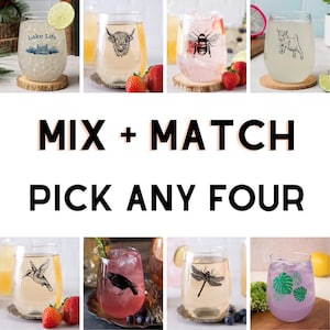 Conjunto de Taças de Vinho: Taças sem Haste Combináveis - 500ml, Sem Chumbo